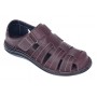 Sandale barbati casual din piele naturala Bordeaux GKR73VIS